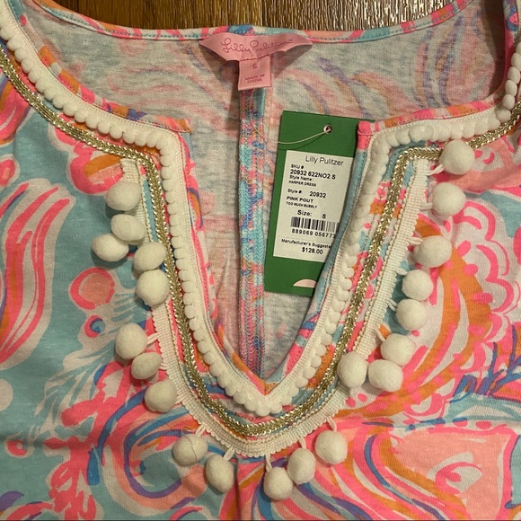 NWT Lilly Pulitzer Harper Dress in Too Much Bubbly - Picture 2 of 2